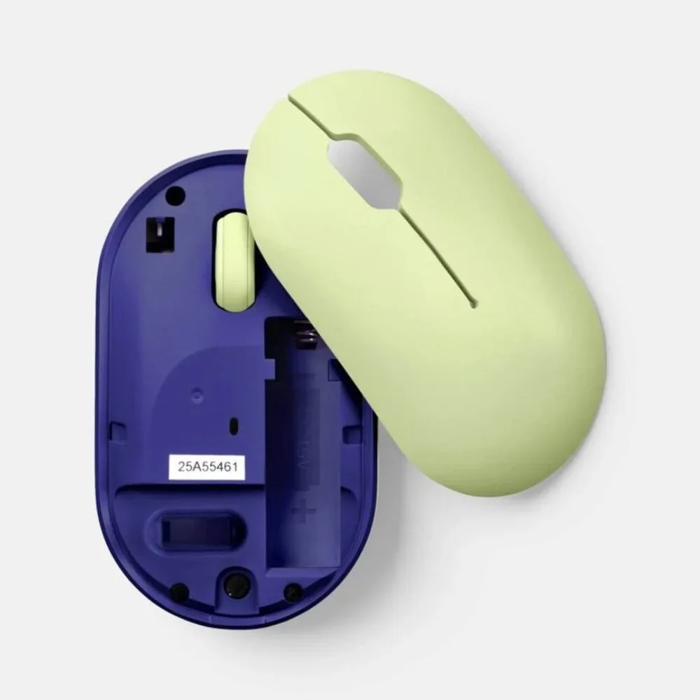 Bluetooth Mouse-Pastel Lime-USB A Connections-heyday